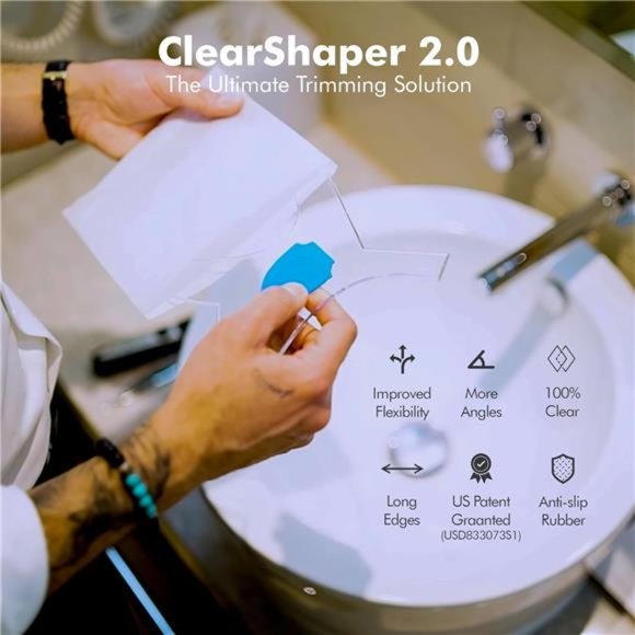 ClearShaper 2.0 - Beard Shaper Kit w/Two Barber Pencils - Premium Shaping Tool - Picture 6 of 7